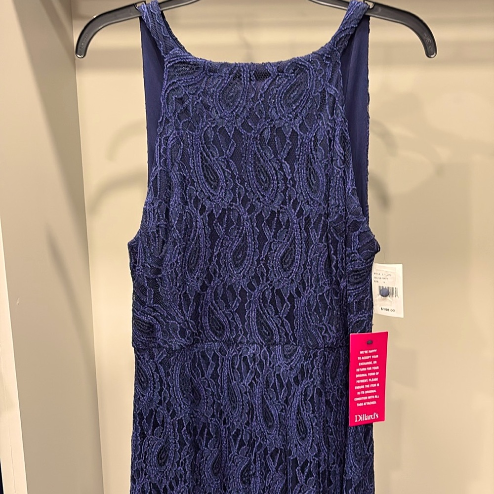 Eva Franco Midnight Blue Dress